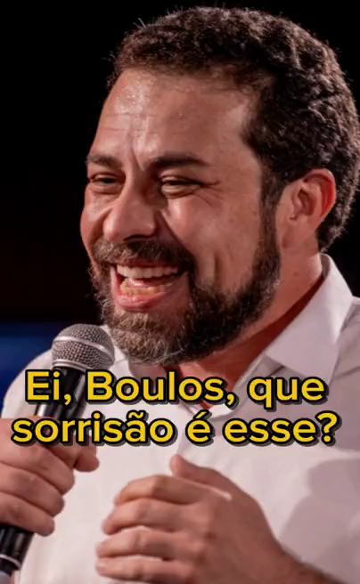 Ei, Boulos, que sorrisão é esse?