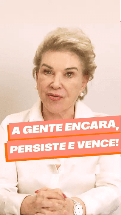 A gente encara, persiste e vence.