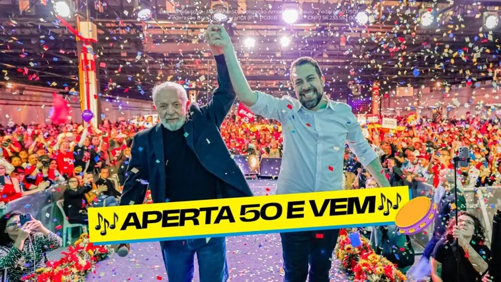 Aperta 50 e vem!