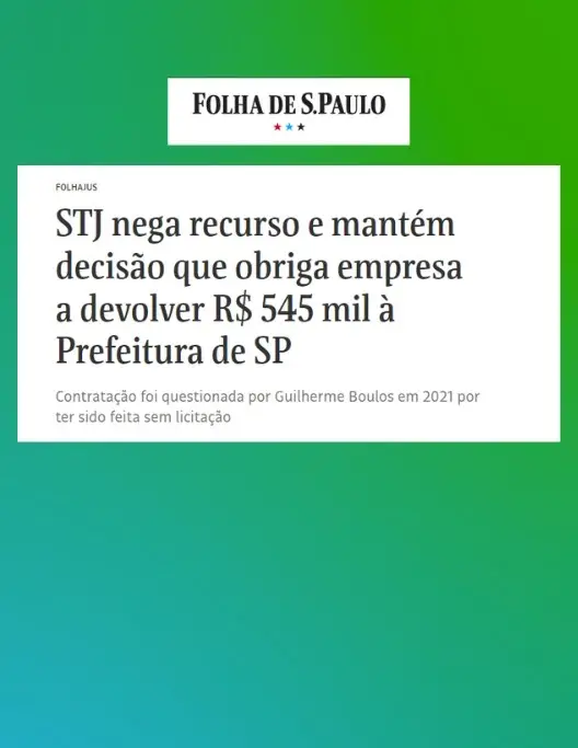 BOULOS VENCE NUNES NA JUSTIÇA E GARANTE DEVOLUÇÃO DE MAIS DE MEIO MILHÃO DE REAIS AOS COFRES DA PREFEITURA